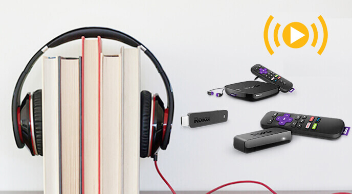 play audiobooks on roku