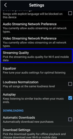 Amazon Music streaming quality