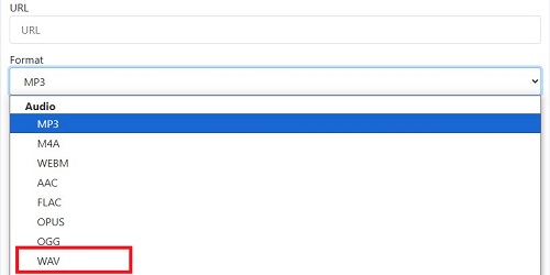supported audio formats on loader website