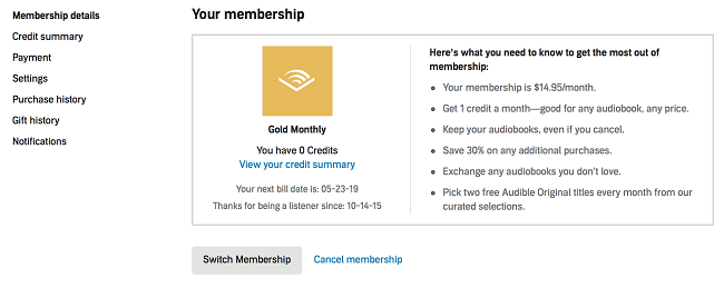 switch membership