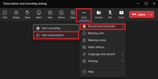 teams record