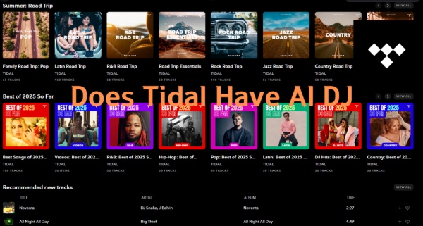 tidal ai dj