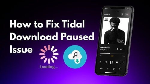 tidal download paused