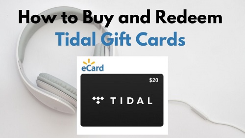 tidal gift card
