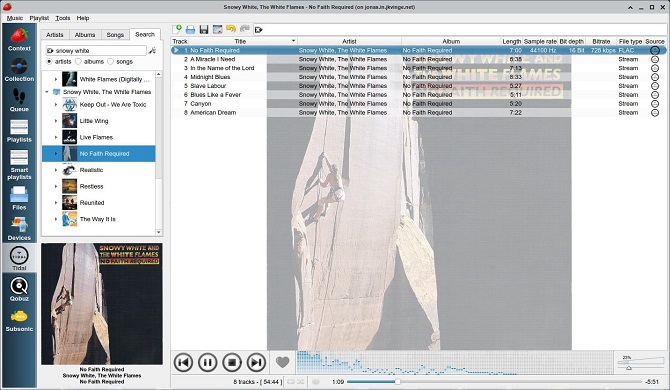 tidal strawberry music player