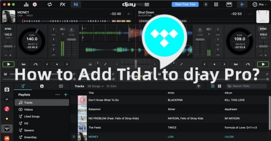 tidal to djay pro