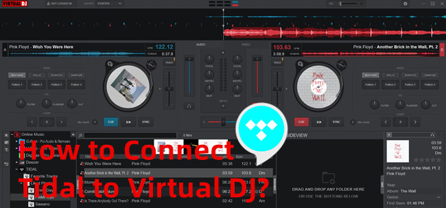 tidal to virtual dj