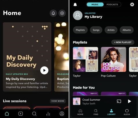 tidal vs amazon music on mobile