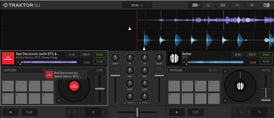 traktor dj 2 virtual decks