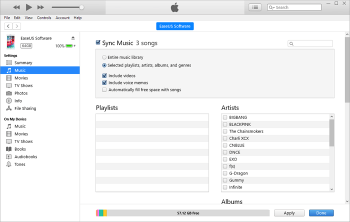 transfer music to ipod with itunes