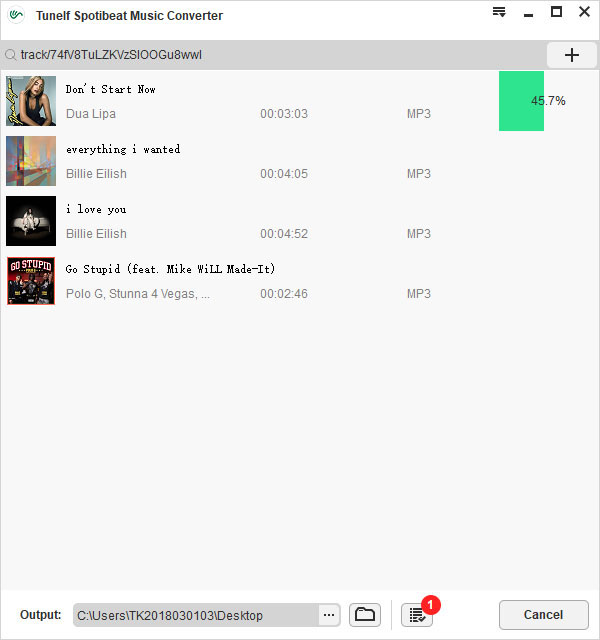 tunelf spotibeat music converter