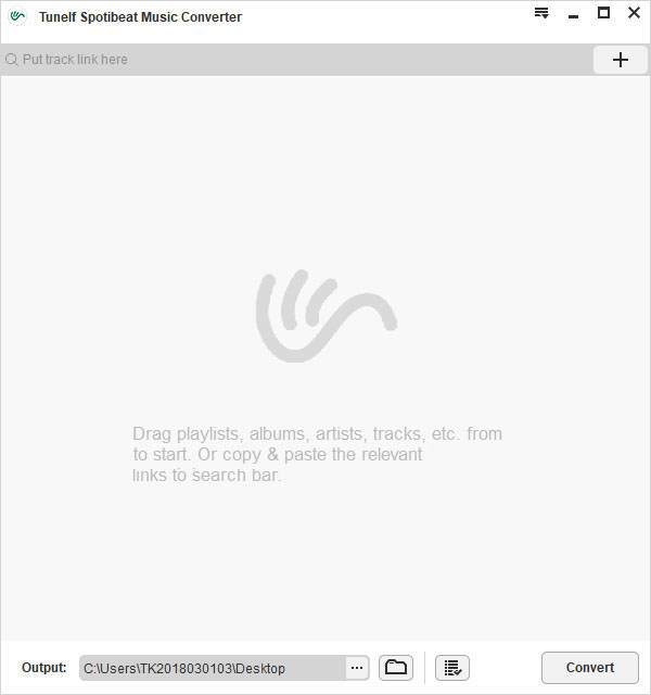 tunelf spotify interface