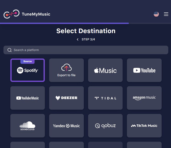 tunemymusic destination amazon music