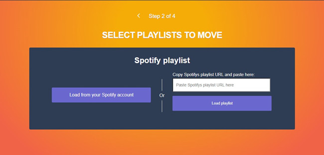 tunemymusic select playlists to move