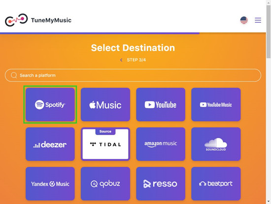 tunemymusic spotify destination music platform
