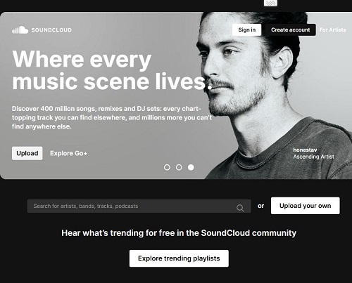 unblocked soundcloud web player