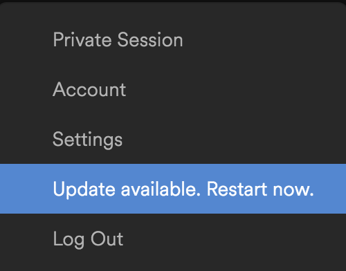 how to restart spotify on mac