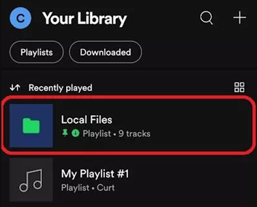 upload files on spotify android