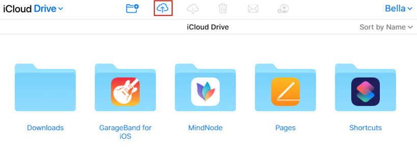 upload spotify to icloud