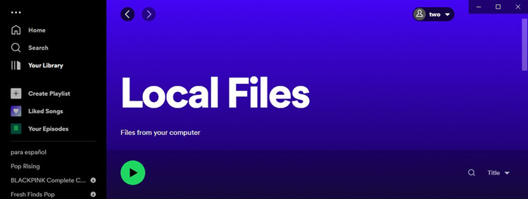 upload local files