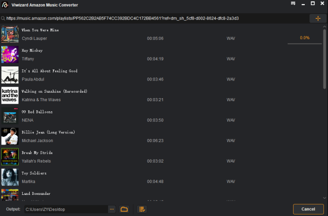 viwizard convert amazon music to wav