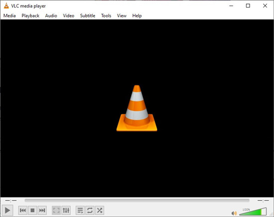 vlc media player main interface