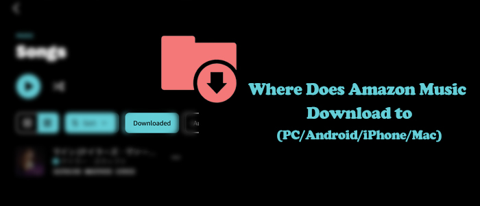 where does amazon music download to
