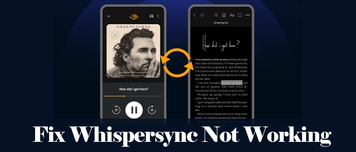 whispersync not working