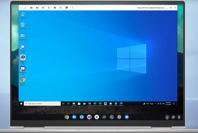 enabloe Windows on Chromebook