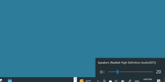 windows volume control