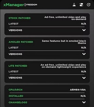 xmanager tidal interface