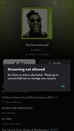 xmanager tidal not working