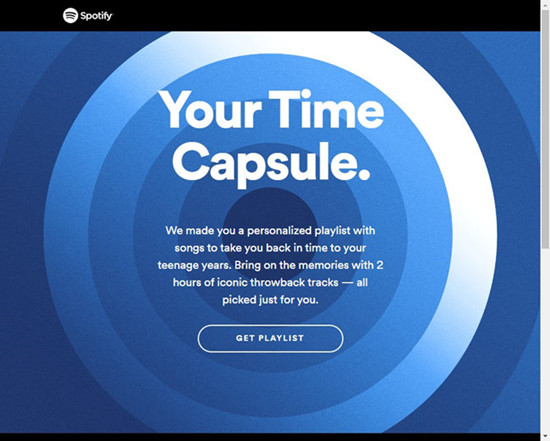 your time capsule get playlist