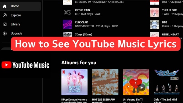 youtube music lyrics