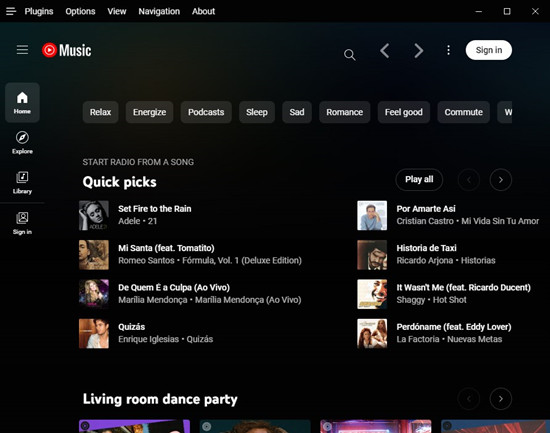 youtube music web