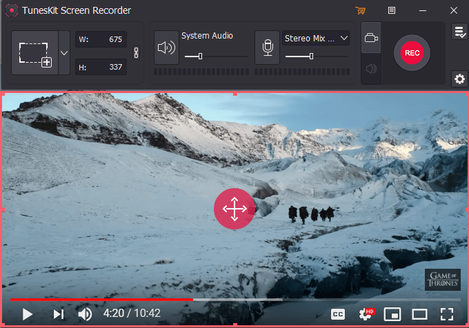 convert itunes m4v to mp4 with screen recorder