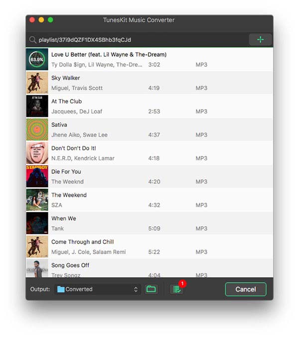 download music from spotify