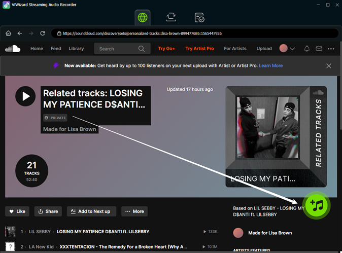 add soundcloud playlist to conversion list