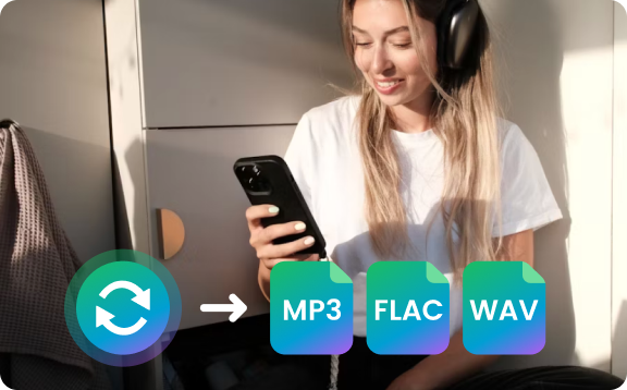 convert streaming tracks to real audio formats