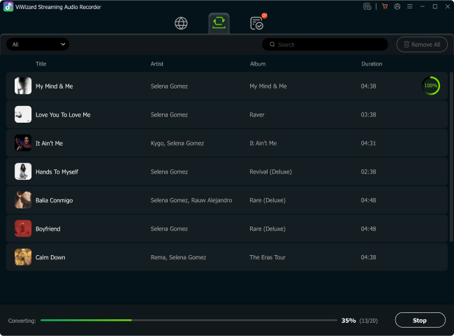 convert and download streaming music