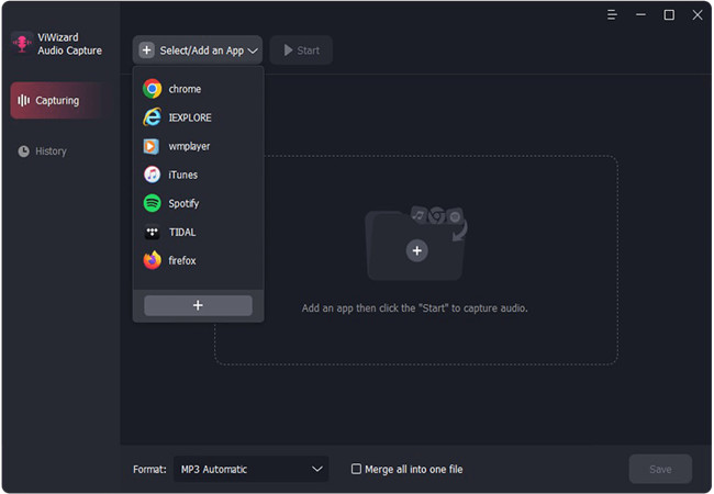 launch tunesKit audio capture